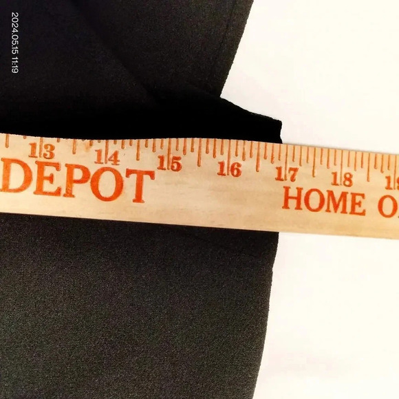 Charles Henry Size Small Black Bid Neckline Lined Short Sleeves Minimalist Dress - Picture 8 of 9